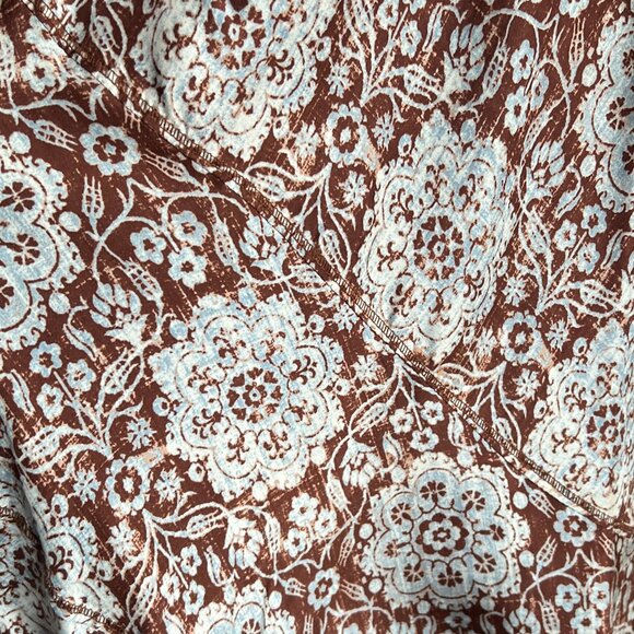 Vintage 100% Silk 90s Y2K Mini Midi Dress Floral Asymmetric Summer Wedding Guest - Picture 5 of 6